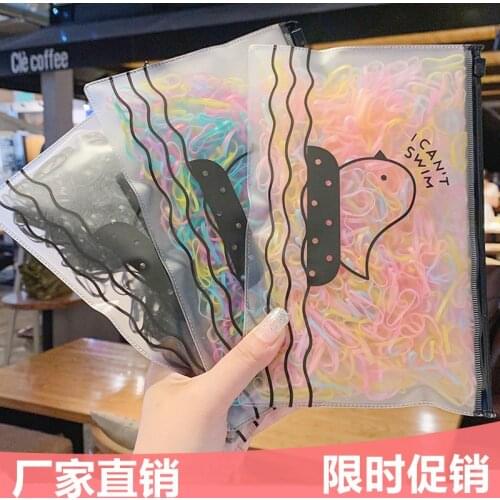 2020 New Korean Style Sweet Simple Cute Trendy Disposable Rubber Band Hair Tie for Girl Fashion Childrens Hair Accessories