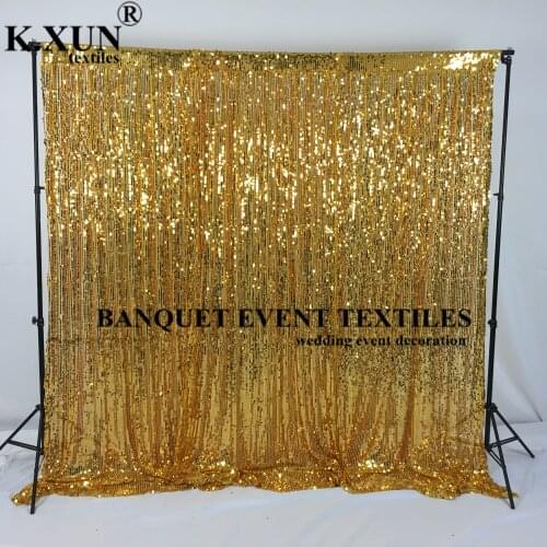 New Sequin Backdrop Curtain Glitter Sequin Wall Wedding Photo Booth Stage Background Event Party Decoration