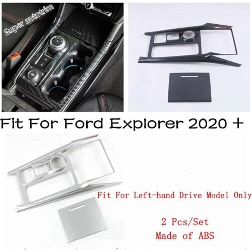Lapetus Transmission Shift Gear Panel Frame Decoration Cover Trim Fit For Ford Explorer 2020 2021 Auto Interior Accessories