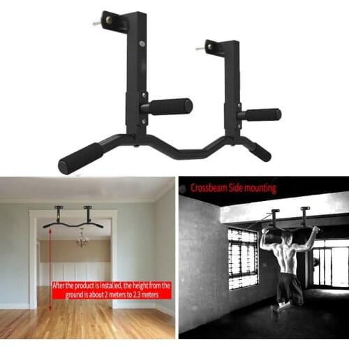 Pull Up Bars Wall Mounted Horizontal Bar Grips Strength Muscle Workout Home Gym Heavy Fitness Training Equipments Bearing 300kg