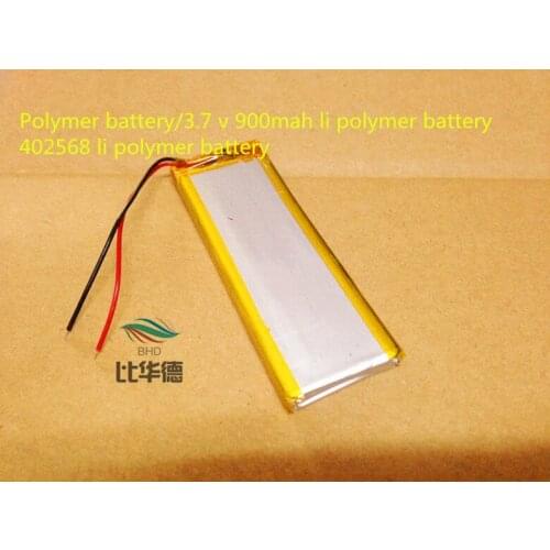 Polymer battery/ deep cycle 3.7 v 900mah li polymer battery 402568 li polymer battery