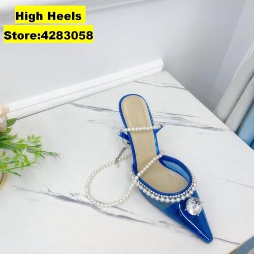Casual Designer Women Sandals Pvc Clear crystal strappy High Heels Stiletto Stripper Slingback Sandalias mujeres 2021 Zapatos