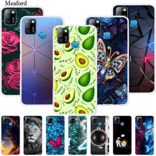 For Infinix Hot 10 Lite Case Luxury Bumper Silicone TPU Soft Cover Phone Case For Infinix Smart 5 Shockproof Cute Funda Coque