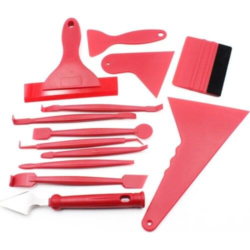 13pcs Car Filming tool Car Vinyl Stickers Wrap Film Squeegee Scraper Tools Car Accessories