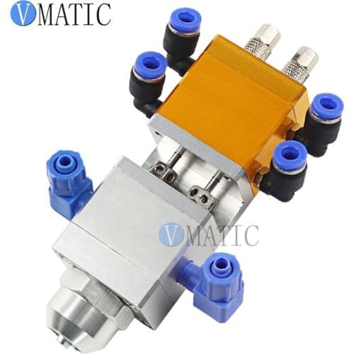 High Quality Dual Fluid Suction Lift Large Flow Double Acting Cylinder AB Glue Dispensing Valve