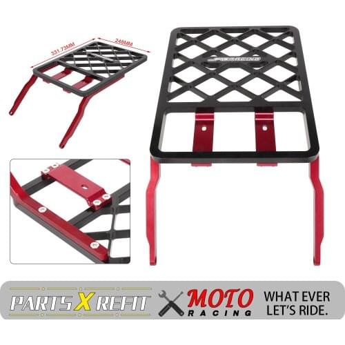 Motorcycle Rear Luggage Rack Carrier Saddlebag Support Holder Cargo Shelf Bracket For HONDA BAJA 250 XR250 XR400 1996-2004