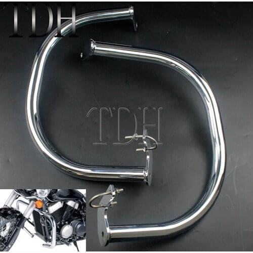 Motorcycle 1-1/4" Engine Guard Highway Crash Bar For Honda VT750C2B VT750C4 VT750C5 VT750DC VT750 Shadow Spirit 2004-up Chrome