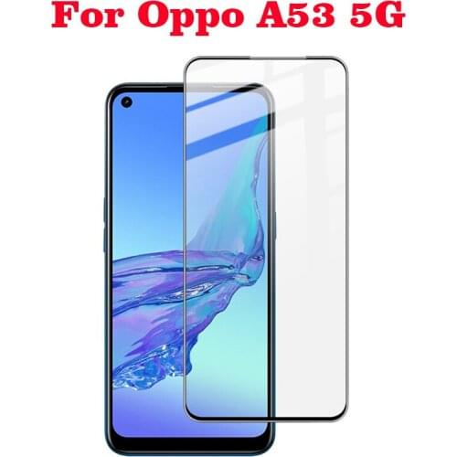Full Cover Full Glue Tempered Glass For oppo A53 5G Screen Protector protective film For oppo A53 5G glass