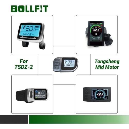 Tongsheng TSDZ 2 Mid Central Drive Motor LCD Display 850C VLCD5 Colour Screen Display for Electric E Bike Bicycle Conversion Kit