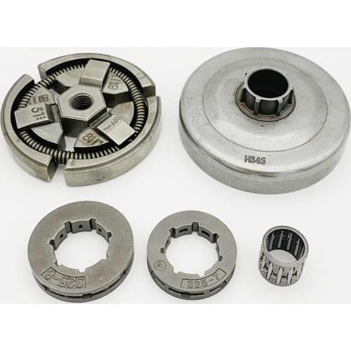HUNDURE .325 Pitch -7Teeth 8 Tooth Clutch Drum Sprocket Rim Bearing Kit For HUSQVARNA 55 51 50 Chainsaw Replacement Parts