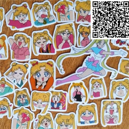 40 Pcs Funny cute cartoon girl Sticker Diary Stickers Scrapbooking Decoration Paper Stationery DIY Sticker School Supply