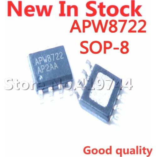 5PCS/LOT APW8722KAI-TRG APW8722 SOP-8 PWM controller IC In Stock NEW original IC