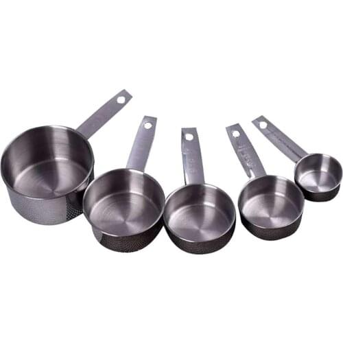 5Pcs Stainless Steel Measuring Spoons Cup Kitchen Cooking Baking Measuring Spoons Measuring Scoop with Scale cuchara medidora