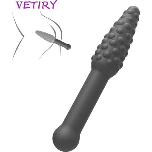 VETIRY Handle Anal Plug Butt Plug Prostate Massager Vagina Stimulator Sex Toys for Woman Man Gay G Spot Massage Big Dildo