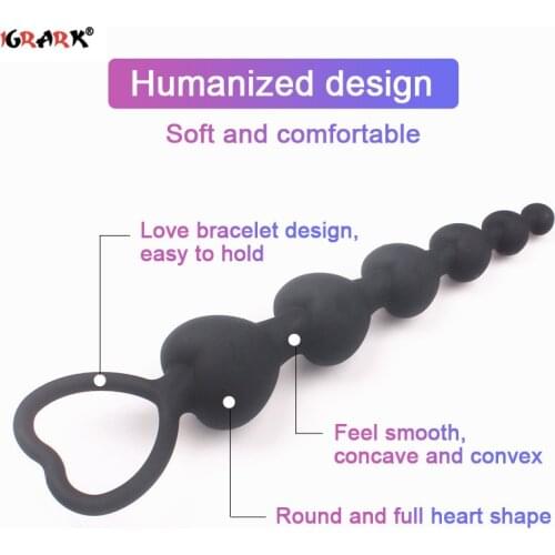 Anal sex toys for Women Men Sex Products Sex toys Anal Toys Butt Plug Beads Masturbation G Spot Stimulator