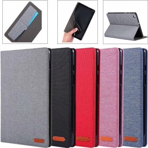 Cloth pattern Case For Lenovo M10 P10 E10 M7 M8 M10 plus M10 HD 2nd Gen Xiaoxin P11 pro Smart Cover Case