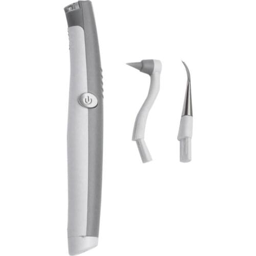 Electric Dental Calculus Remover with 2 Heads, LED Light, Tartar Scraper Remover for Dental Calculus, Tartar, Tooth Stains