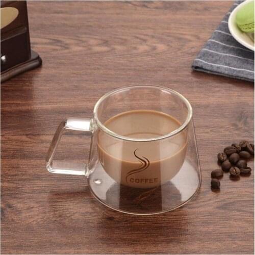 Double Wall Mug Cup 200 ml Double Layer Cup 1 Pcs B06
