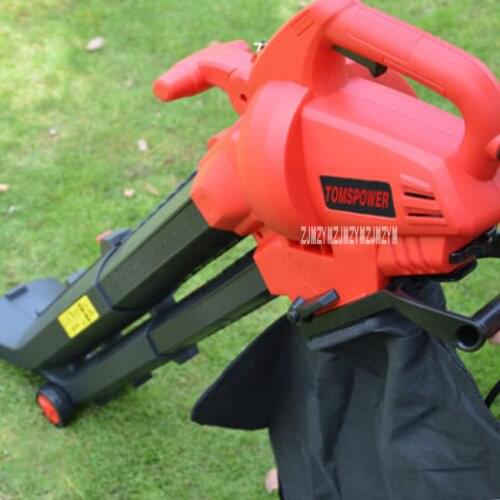 New Electric Leaf Suction Machine Outdoor Garden Leaf Blower & Vacuum-Powerful 2800W 220V 14000 rev/min 275km/h With 10m Cable