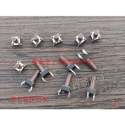 Original new 100% import DTS-66 touch switch DIP 4pin 6*6*13 micro touch switch button to withstand high temperature