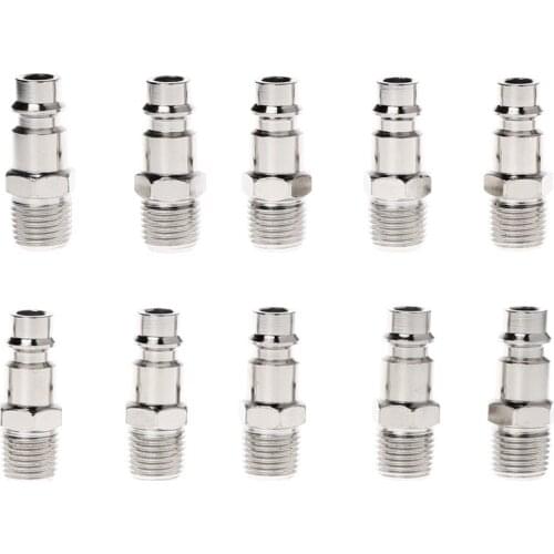 Drop Ship Euro Air Line Hose Fitting Connector Quick Release 1/4 Inch BSP Male Thread