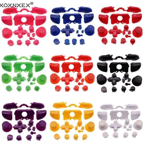 1 set Full Sets Button Replacement For Xbox One Dpad ABXY Trigger Grips stick Parts for Xbox One Controller