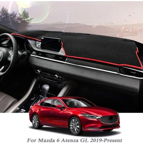 Car Styling Dashboard Protective Mat Shade Cushion Pad Rose Carpet For Mazda 6 Atenza GL 2019-Present LHD&RHD Interior Accessory