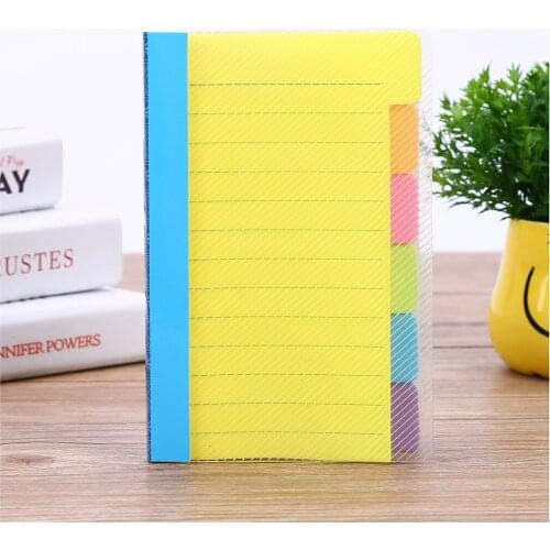 Colorful Notes Assorted Neon Colors Sticky Notes With 60 Ruled Notes School Office Supplies