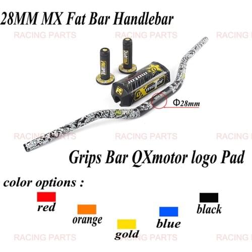 Agarraderas pro Taper mango Grips metal mulisha Pack barras de grasa 1-1/8 "pit bike motocross motocicleta agarraderas 810mm