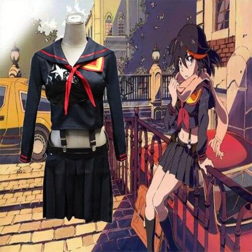 Anime KILL La KILL Cosplay Costume Matoi Ryuuko Cosplay Costume Anime Uniform Halloween Carnival Party Women Cosplay Costumes