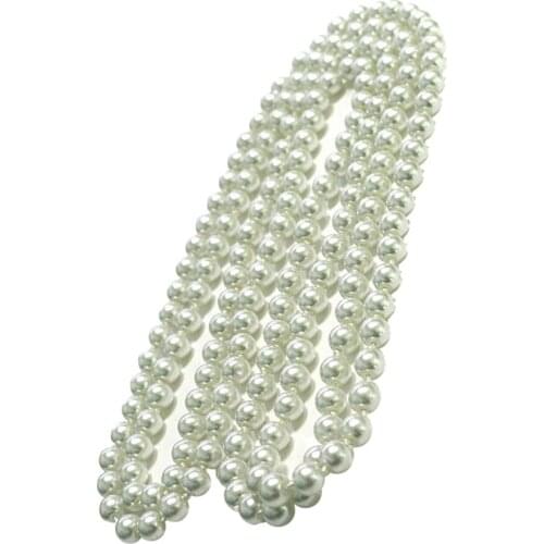 Womens Necklace Pearl Necklace Made of Glass, Clavicle Necklace Pearl Jewelry Bride