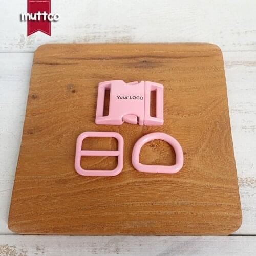 50pcs/lot(metal buckle+adjust buckle+D ring)20mm and 25mm webbing, We provide laser engraving service customize LOGO 7 colours