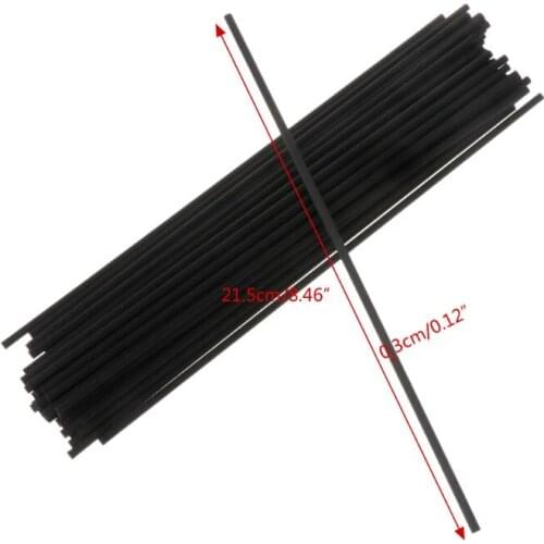 50Pcs 21.5cmx3mm Fiber Sticks Diffuser Aromatherapy Volatile Rod for Home Fragrance Diffuser Home Decoration