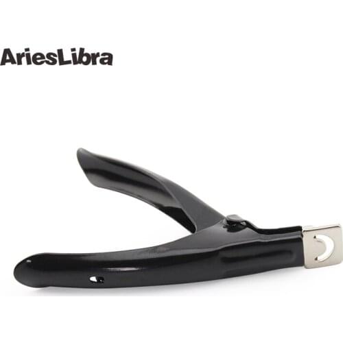 AriesLibra Black False Nail Tip Manicure Scissor Nail Clippers Dead Dry Skin Clipper Edge Cutter Manicure Pedicure Tool