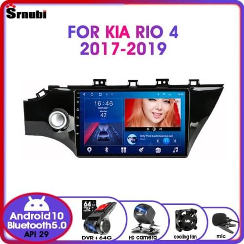 Android10 Car radio For KIA RIO 4 2017- 2019 2Din IPS Multimidia Video Player RDS DSP 4G net wifi GPS Navigaion Split Screen DVD
