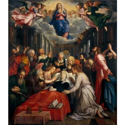 Free shipping classic religious figure Christian sick of prayer canvas prints oil painting on canvas wall art decoration picture