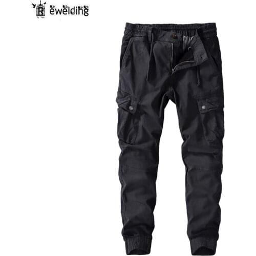 Mens Fashion Cargo Pants Bottom Autumn New Arrival Male Casual Multi Pocket Cargo Pants Men High Quality Hip Hop Pants