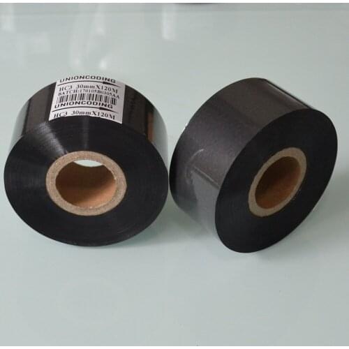 Black Width 35mm length 120M thermal transfer printers foil on Medical industry