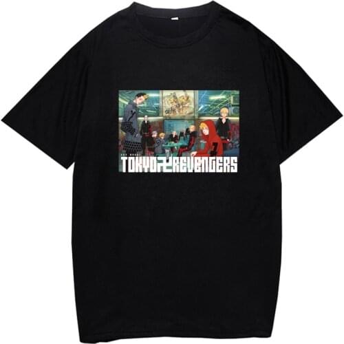 Anime T Shirt Tokyo Revengers Streetwear Short Sleeve Graphic T-shirts Women Men Harajuku Unisex Casual Tees Tops Female Summer