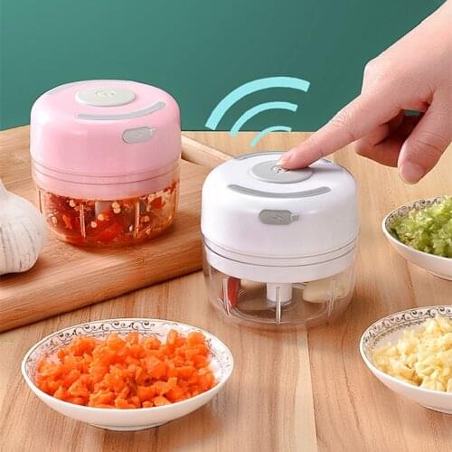 Garlic Crusher Electric Grinder Chopper Peeler Press Kitchen Accessories Gadget Sets Vegetable Cutter Food Slicer Grater Manual