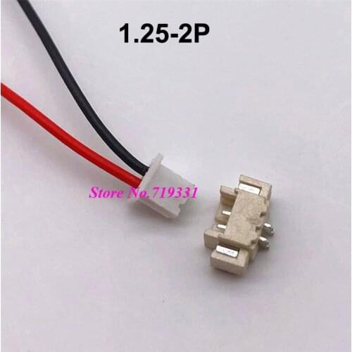 JST 1.25mm 2 3 4 5 6 7 8 9 10P Male & Female SMD Connector Plug w./ Wired 10sets