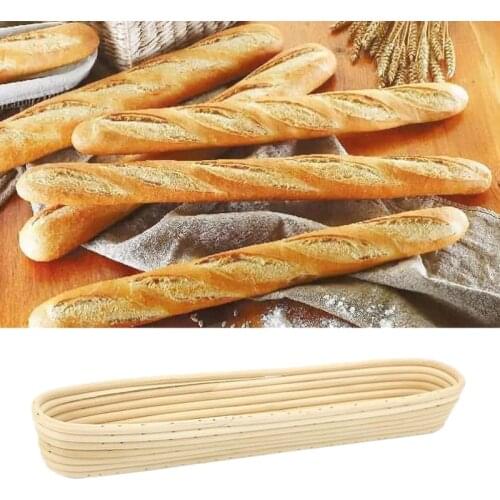 Rattan Bread Proofing Baske Fermentation Wicker Country Baguette French Bread Mass Proofing Basket Dough Banneton Baskets Panier