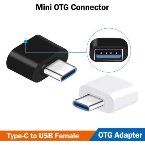 2Pcs Mini USB Type C OTG Adapter for Xiaomi Mi 5 6 8 9 SE 9T 10T 10 11 Pro Lite Ultra 5G Mix 2 3 USB Phone OTG Connector