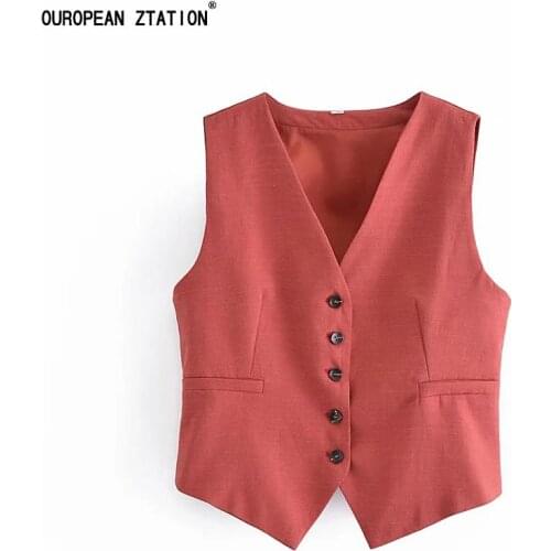 Женские длинные жилеты OUROPEAN ZTATION China At AliExpress