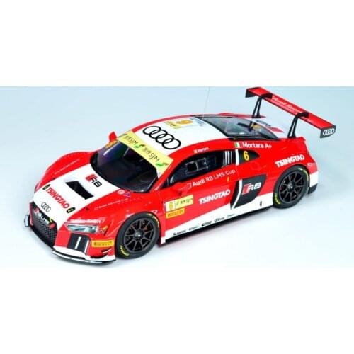 NUNU Assembled Car Model 1/24 Audi R8 LMS 2015 Macau GT PN24024 DIY Plastic Kit Building Car Model