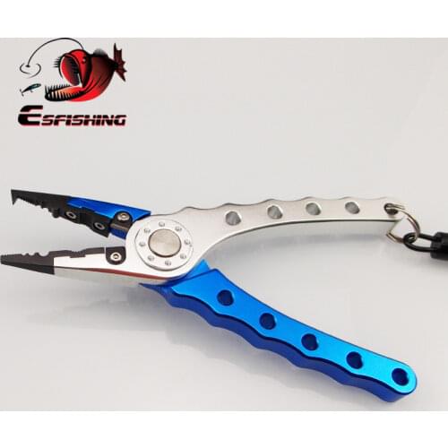 ESFISHING Fishing Multifunctional Plier Camping Secure Pliers Lip Grips Fish Remove Liner Cutter Trimming Fishing Tools