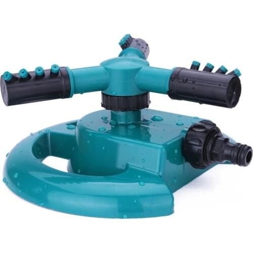 Garden Sprinklers Rotary 360 Degree Three Arm Water Sprayer Automatic Watering Grass Lawn Rotating Nozzle System Garden Supplies
