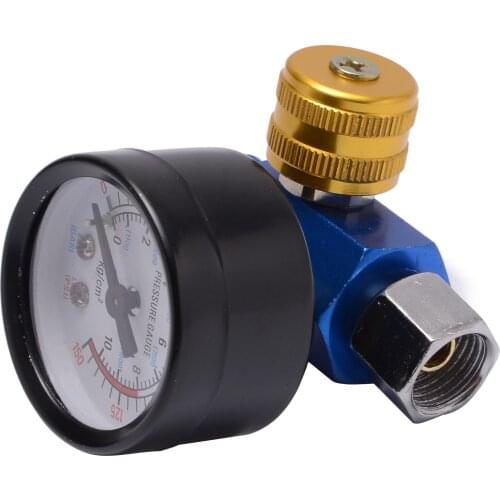 High Quality 1/4" Paint Sprayer Air Regulator Pressure Gauge Tool Diaphragm Control Tool Accessory