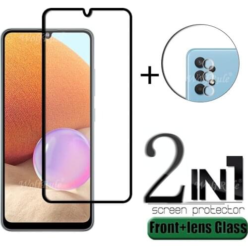 Full Glue Glass For Samsung Galaxy A32 Glass For Samsung A32 Tempered Glass Film Screen Protector For Samsung A32 Lens Glass
