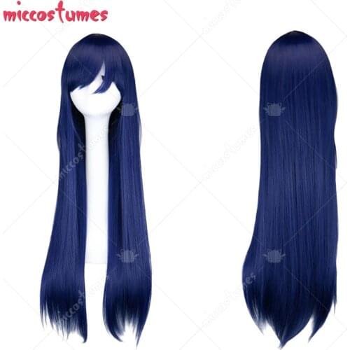 Hyuga Hinata Cosplay Wig Dark Blue Straight Hair